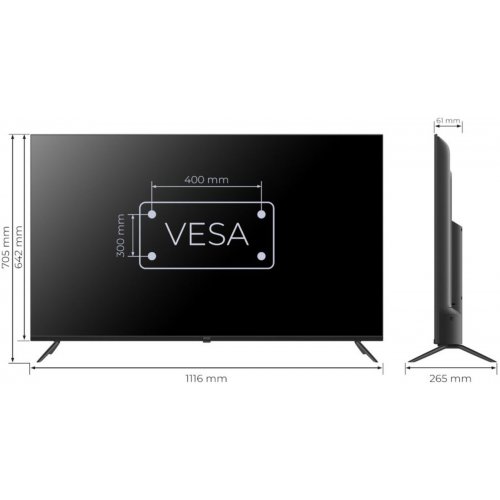 Телевізор Kivi 50" 50U7000MB Black купити в Україні: Київ, Львів, Хмельницький, Тернопіль, Івано-Франківськ | Низька ціна, відгуки, характеристики від TELEMART фото