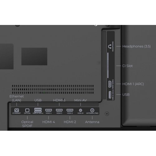 Телевізор Kivi 50" 50U7000MB Black купити в Україні: Київ, Львів, Хмельницький, Тернопіль, Івано-Франківськ | Низька ціна, відгуки, характеристики від TELEMART фото