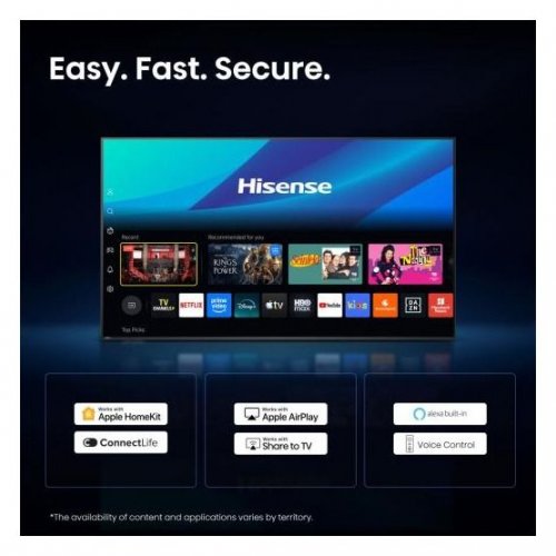 Телевізор Hisense 55" 55E7S Black купити в Україні: Київ, Львів, Хмельницький, Тернопіль, Івано-Франківськ | Низька ціна, відгуки, характеристики від TELEMART фото