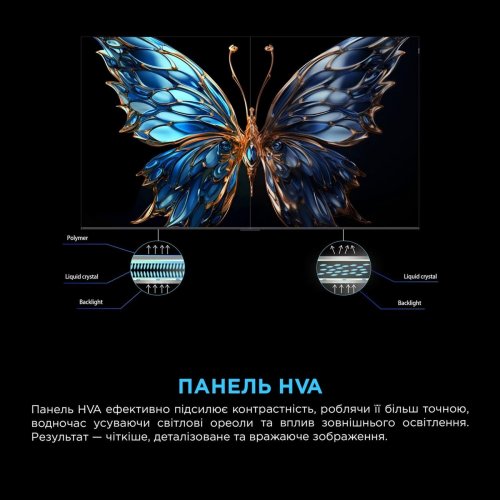 Телевізор TCL 65" 65P71K Black купити в Україні: Київ, Львів, Хмельницький, Тернопіль, Івано-Франківськ | Низька ціна, відгуки, характеристики від TELEMART фото