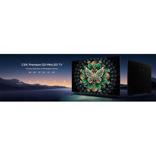Телевізор TCL 75" 75C61KS Black купити в Україні: Київ, Львів, Хмельницький, Тернопіль, Івано-Франківськ | Низька ціна, відгуки, характеристики від TELEMART фото