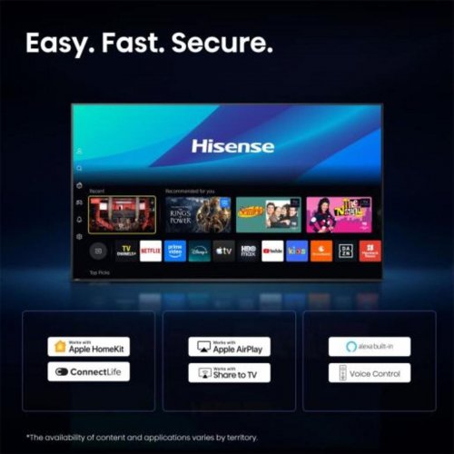 Телевізор Hisense 75" 75U7S PRO Black купити в Україні: Київ, Львів, Хмельницький, Тернопіль, Івано-Франківськ | Низька ціна, відгуки, характеристики від TELEMART фото