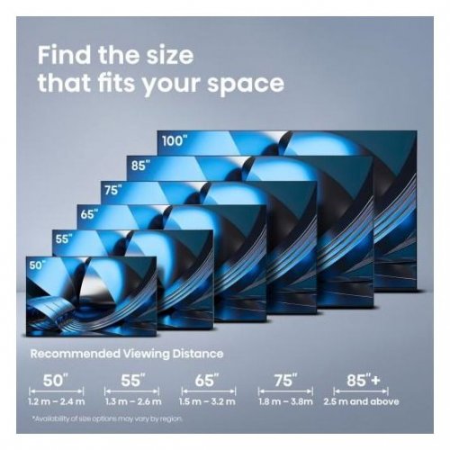 Телевізор Hisense 85" 85U7SE Black купити в Україні: Київ, Львів, Хмельницький, Тернопіль, Івано-Франківськ | Низька ціна, відгуки, характеристики від TELEMART фото