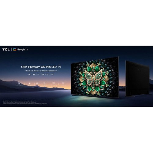 Телевізор TCL 98" 98C61K Black купити в Україні: Київ, Львів, Хмельницький, Тернопіль, Івано-Франківськ | Низька ціна, відгуки, характеристики від TELEMART фото