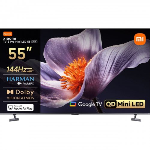 Телевізор Xiaomi 55" TV S Pro (L55MB-SME) Grey купити в Україні: Київ, Львів, Хмельницький, Тернопіль, Івано-Франківськ | Низька ціна, відгуки, характеристики від TELEMART фото