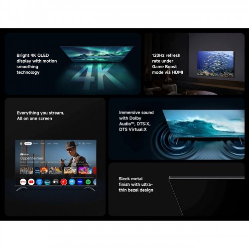Телевізор Xiaomi 65" TV A Pro 2026 (L65MB-APME) Black купити в Україні: Київ, Львів, Хмельницький, Тернопіль, Івано-Франківськ | Низька ціна, відгуки, характеристики від TELEMART фото