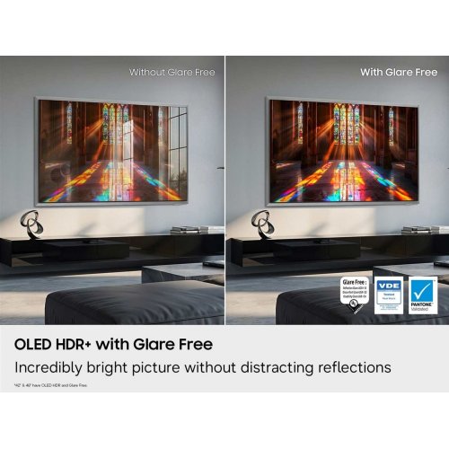 Телевизор Samsung 55" OLED S90H (QE55S90HAEXUA) Black купить в Украине: Киев, Днепр, Харьков, Одесса  | Низкая цена, отзывы, характеристики от TELEMART фото