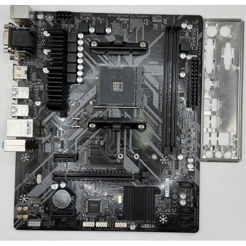Материнская плата Gigabyte B450M S2H (sAM4, AMD B450) (Восстановлено продавцом, 887970) купить в Украине: Киев, Днепр, Харьков, Одесса  | Проверка совместимости, низкая цена, отзывы, характеристики от TELEMART фото