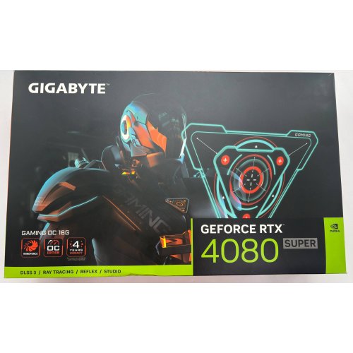 Відеокарта Gigabyte GeForce RTX 4080 SUPER GAMING OC 16384MB (GV-N408SGAMING OC-16GD) (Відновлено продавцем, 887989) купити в Україні: Київ, Львів, Хмельницький, Тернопіль, Івано-Франківськ | Перевірка сумісності, низька ціна, відгуки, характеристики від TELEMART фото