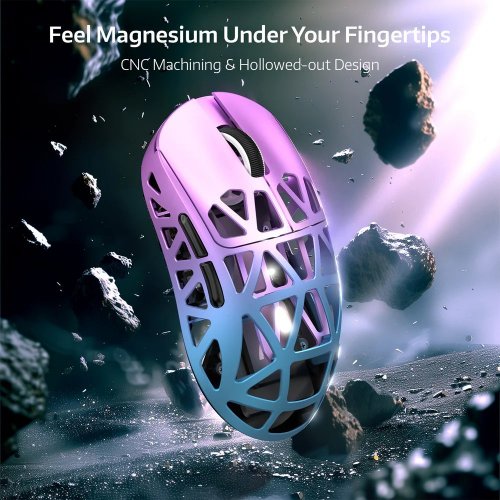 Уценка мышка Attack Shark R2 Magnesium Alloy 8K (AS-6972792470375-PB) Purple/Blue (Вскрытая упаковка, 887998) купить в Украине: Киев, Днепр, Харьков, Одесса  | Низкая цена, отзывы, характеристики от TELEMART фото