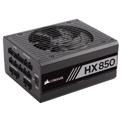Блок живлення Corsair HX850 850W (CP-9020138) (Відновлено продавцем, 888006) купити в Україні: Київ, Львів, Хмельницький, Тернопіль, Івано-Франківськ | Перевірка сумісності, низька ціна, відгуки, характеристики від TELEMART фото