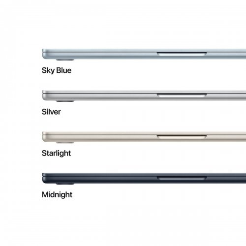 Уценка ноутбук Apple MacBook Air 15" M5 16/512GB 2026 (MDVH4UA/A) Midnight (Витринный образец, 888015) купить в Украине: Киев, Днепр, Харьков, Одесса  | Низкая цена, отзывы, характеристики от TELEMART фото