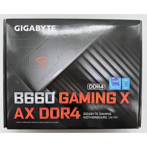 Материнська плата Gigabyte B660 GAMING X AX DDR4 (s1700, Intel B660) (Відновлено продавцем, 888024) купити в Україні: Київ, Львів, Хмельницький, Тернопіль, Івано-Франківськ | Перевірка сумісності, низька ціна, відгуки, характеристики від TELEMART фото