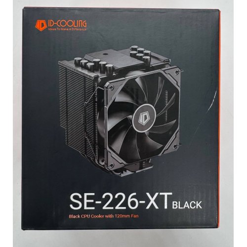 Кулер ID-Cooling SE-226-XT BLACK (SE-226-XT BLACK) (Відновлено продавцем, 888040) купити в Україні: Київ, Львів, Хмельницький, Тернопіль, Івано-Франківськ | Перевірка сумісності, низька ціна, відгуки, характеристики від TELEMART фото