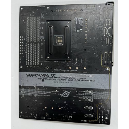Материнська плата Asus ROG STRIX B550-F GAMING (sAM4, AMD B550) (Відновлено продавцем, 888064) купити в Україні: Київ, Львів, Хмельницький, Тернопіль, Івано-Франківськ | Перевірка сумісності, низька ціна, відгуки, характеристики від TELEMART фото