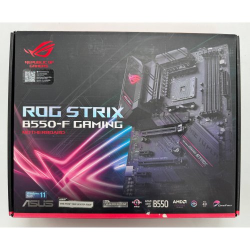 Материнська плата Asus ROG STRIX B550-F GAMING (sAM4, AMD B550) (Відновлено продавцем, 888064) купити в Україні: Київ, Львів, Хмельницький, Тернопіль, Івано-Франківськ | Перевірка сумісності, низька ціна, відгуки, характеристики від TELEMART фото