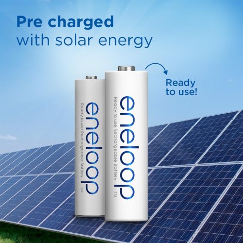 Аккумулятор Panasonic Eneloop AA 2000 mAh NI-MH 2 шт. (BK-3MCDE/2CP) купить в Украине: Киев, Днепр, Харьков, Одесса  | Низкая цена, отзывы, характеристики от TELEMART фото