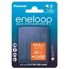 Аккумулятор Panasonic Eneloop AAA 800 mAh NI-MH 4 шт. + Case (BK-4MCDEC4CP)