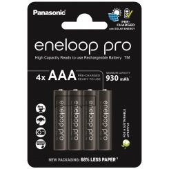 Аккумулятор Panasonic Eneloop Pro AAA 930 mAh NI-MH 4 шт. (BK-4HCDE/4CP)