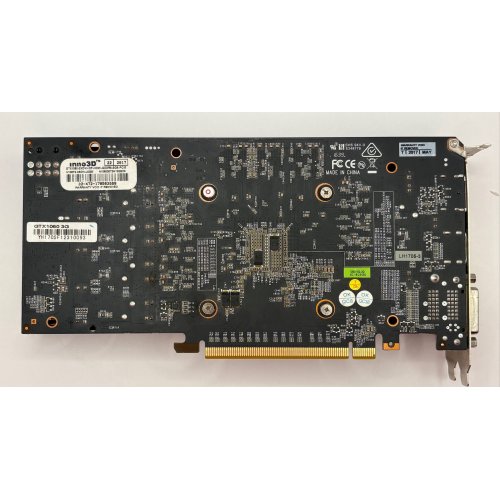 Відеокарта Inno3D GeForce GTX 1060 HerculeZ Twin X2 3072MB (N106F-2SDN-L5GS) (Відновлено продавцем, 888098) купити в Україні: Київ, Львів, Хмельницький, Тернопіль, Івано-Франківськ | Перевірка сумісності, низька ціна, відгуки, характеристики від TELEMART фото