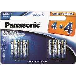 Батарейки Panasonic Evolta AAA Alkaline 8 шт. (LR03EGE/8B4F)