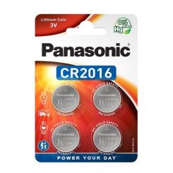 Батарейки Panasonic CR2016 Lithium 4 шт. (CR-2016EL/4B)