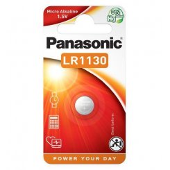 Батарейка Panasonic LR1130 Alkaline 1 шт. (LR-1130EL/1B)