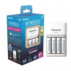 Зарядний пристрій Panasonic Smart-Quick Charger + Eneloop 4AA 2000 mAh (K-KJ55MCD40E)