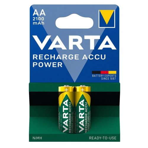 Аккумулятор Varta Power AA 2100 mAh NI-MH 2 шт. (56706101402) купить в Украине: Киев, Днепр, Харьков, Одесса  | Низкая цена, отзывы, характеристики от TELEMART фото