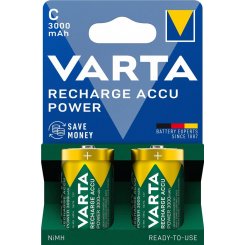 Аккумулятор Varta Power C (LR14) 3000 mAh NI-MH 2 шт. (56714101412)