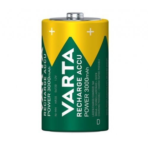 Аккумулятор Varta Power D (LR20) 3000 mAh NI-MH 2 шт. (56720101402) купить в Украине: Киев, Днепр, Харьков, Одесса  | Низкая цена, отзывы, характеристики от TELEMART фото