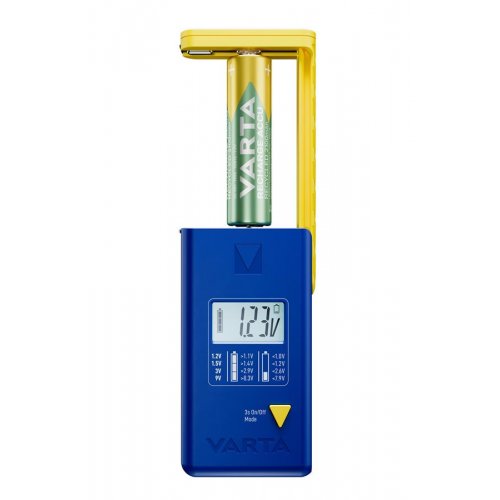 Цифровий тестер батарейок Varta LCD (893101111) купити в Україні: Київ, Львів, Хмельницький, Тернопіль, Івано-Франківськ | Низька ціна, відгуки, характеристики від TELEMART фото
