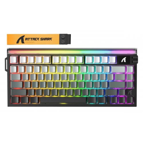 Клавіатура Attack Shark R85 RGB HE Magnetic Purple Mandrel Switches (AS-6972792472553-MN) Moon Night купити в Україні: Київ, Львів, Хмельницький, Тернопіль, Івано-Франківськ | Низька ціна, відгуки, характеристики від TELEMART фото