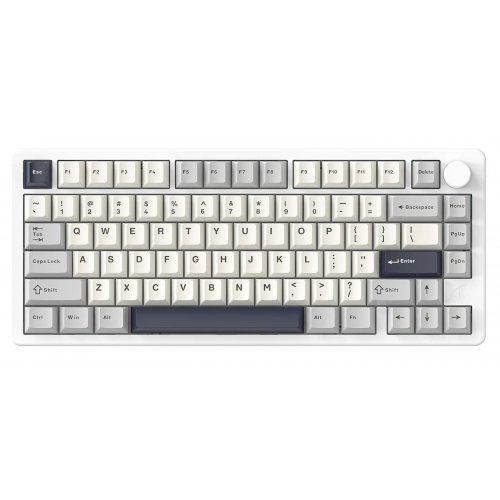 Клавіатура Attack Shark X86 RGB Custom Matcha Switch Wireless (AS-6972792470450-SW-UA) Starry White купити в Україні: Київ, Львів, Хмельницький, Тернопіль, Івано-Франківськ | Низька ціна, відгуки, характеристики від TELEMART фото