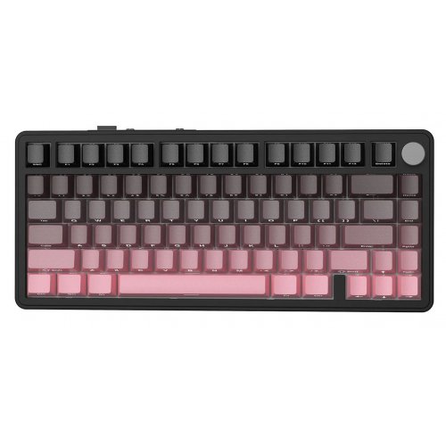 Клавіатура Attack Shark X85 RGB Linear White Jade Switch Wireless (AS-6972792471587-GP) Gradient Pink купити в Україні: Київ, Львів, Хмельницький, Тернопіль, Івано-Франківськ | Низька ціна, відгуки, характеристики від TELEMART фото