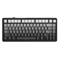 Клавіатура Attack Shark X85 RGB Linear White Jade Switch Wireless (AS-6972792471570-GB) Gradient Black
