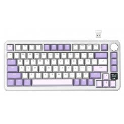 Клавіатура Attack Shark X85 Pro RGB Linear Blueberry Switch Wireless (AS-6972792470320-L-UA) Lavender