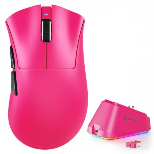 Миша Attack Shark V3 Pro Wireless (AS-6972792472560-P) Pink купити в Україні: Київ, Львів, Хмельницький, Тернопіль, Івано-Франківськ | Низька ціна, відгуки, характеристики від TELEMART фото