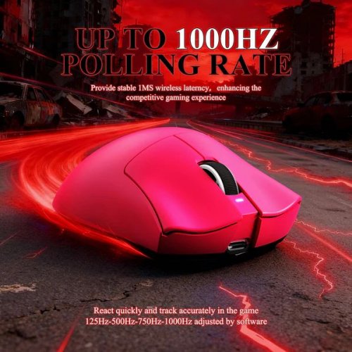 Миша Attack Shark V3 Pro Wireless (AS-6972792472560-P) Pink купити в Україні: Київ, Львів, Хмельницький, Тернопіль, Івано-Франківськ | Низька ціна, відгуки, характеристики від TELEMART фото
