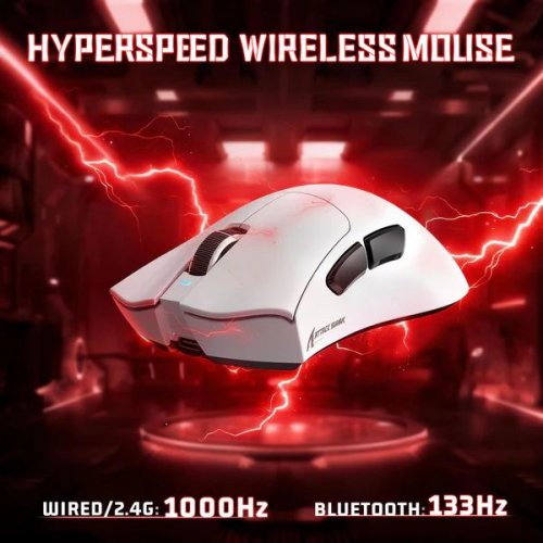 Миша Attack Shark V3 Wireless (AS-6972792472607-W) White купити в Україні: Київ, Львів, Хмельницький, Тернопіль, Івано-Франківськ | Низька ціна, відгуки, характеристики від TELEMART фото