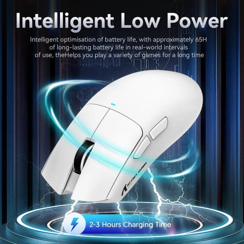 Миша Attack Shark X11 Wireless (AS-6972792471167-B) Black купити в Україні: Київ, Львів, Хмельницький, Тернопіль, Івано-Франківськ | Низька ціна, відгуки, характеристики від TELEMART фото