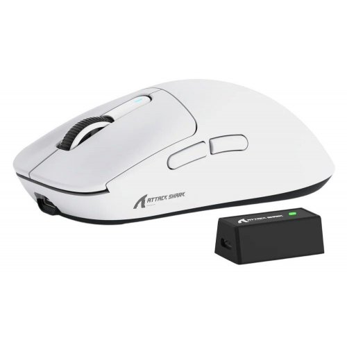 Миша Attack Shark X3 Pro Wireless 8K (AS-6972792470870-W) White купити в Україні: Київ, Львів, Хмельницький, Тернопіль, Івано-Франківськ | Низька ціна, відгуки, характеристики від TELEMART фото
