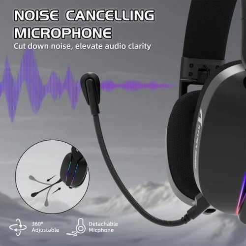 Наушники Attack Shark L90 Wireless (AS-6979033730076-B) Black купить в Украине: Киев, Днепр, Харьков, Одесса  | Низкая цена, отзывы, характеристики от TELEMART фото