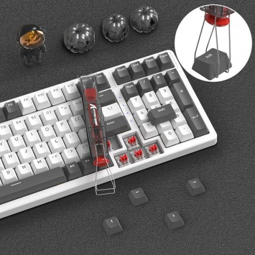 Пуллер Attack Shark KS01 Keycap & Switch Puller Black Translucent купить в Украине: Киев, Днепр, Харьков, Одесса  | Низкая цена, отзывы, характеристики от TELEMART фото