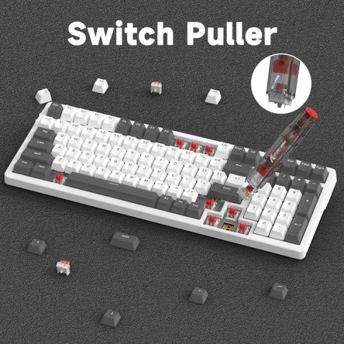 Пуллер Attack Shark KS01 Keycap & Switch Puller Black Translucent купить в Украине: Киев, Днепр, Харьков, Одесса  | Низкая цена, отзывы, характеристики от TELEMART фото