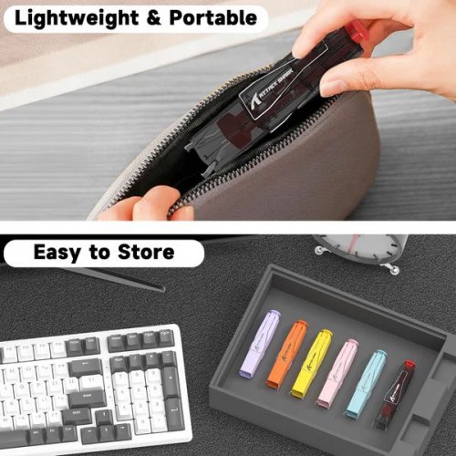 Пуллер Attack Shark KS01 Keycap & Switch Puller Black Translucent купить в Украине: Киев, Днепр, Харьков, Одесса  | Низкая цена, отзывы, характеристики от TELEMART фото