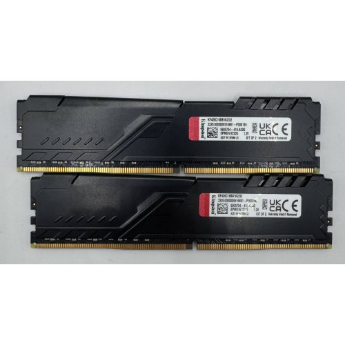Озп Kingston DDR4 32GB (2x16GB) 2666Mhz FURY Beast Black (KF426C16BB1K2/32) (Відновлено продавцем, 888315) купити в Україні: Київ, Львів, Хмельницький, Тернопіль, Івано-Франківськ | Перевірка сумісності, низька ціна, відгуки, характеристики від TELEMART фото