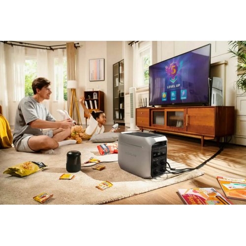 Уцінка зарядна станція EcoFlow DELTA 3 1800W 1536Wh (Розкрита упаковка, 888342) купити в Україні: Київ, Львів, Хмельницький, Тернопіль, Івано-Франківськ | Низька ціна, відгуки, характеристики від TELEMART фото