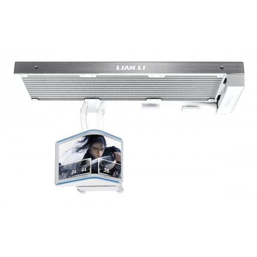 Готова СВО Lian Li Hydroshift II OLED Curved 360 Fanless (G89.GHS2OLDC36NW.00) White купити в Україні: Київ, Львів, Хмельницький, Тернопіль, Івано-Франківськ | Перевірка сумісності, низька ціна, відгуки, характеристики від TELEMART фото
