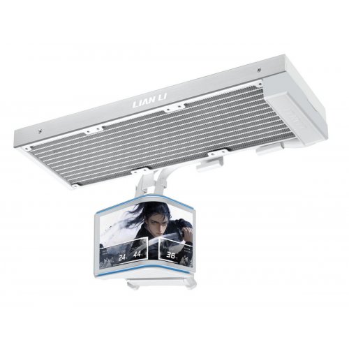 Готова СВО Lian Li Hydroshift II OLED Curved 360 Fanless (G89.GHS2OLDC36NW.00) White купити в Україні: Київ, Львів, Хмельницький, Тернопіль, Івано-Франківськ | Перевірка сумісності, низька ціна, відгуки, характеристики від TELEMART фото